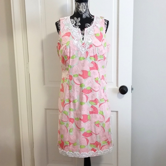 🥭RARE/VTG Lilly Pulitzer🥭 - Lacey Shift Dress - Picture 2 of 16